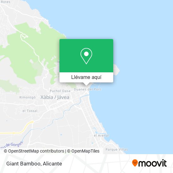 Mapa Giant Bamboo