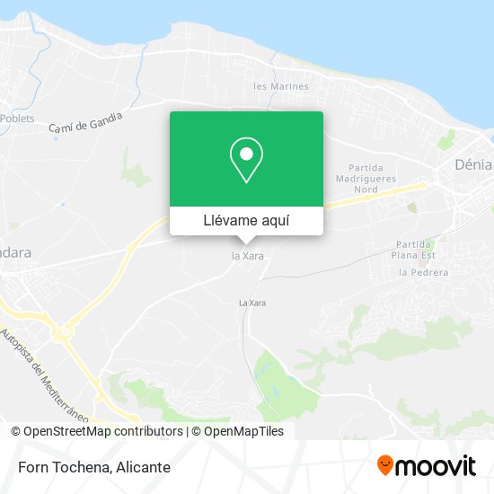 Mapa Forn Tochena