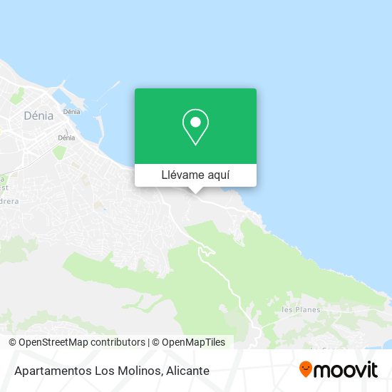 Mapa Apartamentos Los Molinos