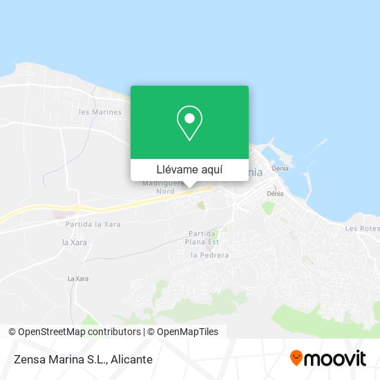 Mapa Zensa Marina S.L.