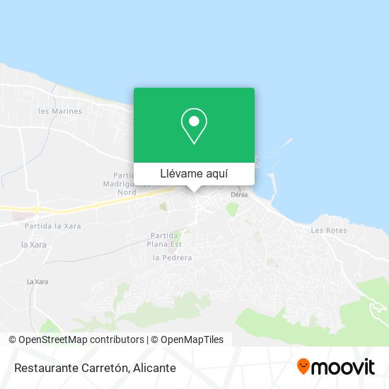 Mapa Restaurante Carretón