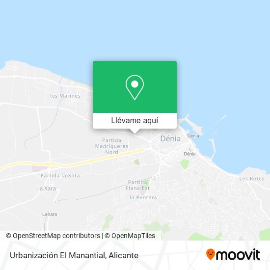 Mapa Urbanización El Manantial