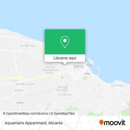 Mapa Aquamaris Appartment