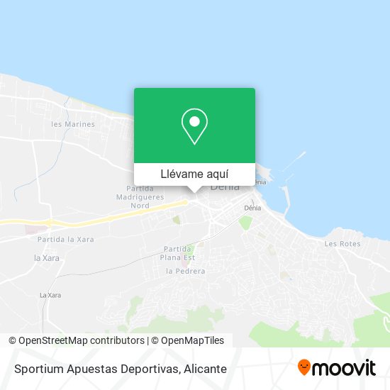 Mapa Sportium Apuestas Deportivas