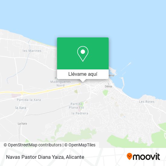 Mapa Navas Pastor Diana Yaiza