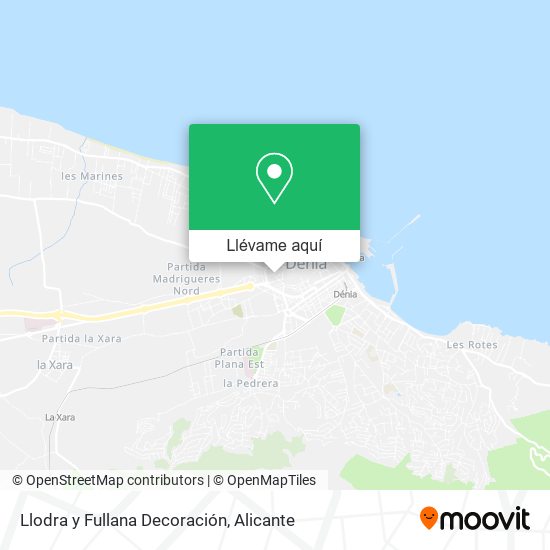 Mapa Llodra y Fullana Decoración