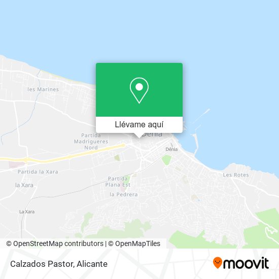 Mapa Calzados Pastor