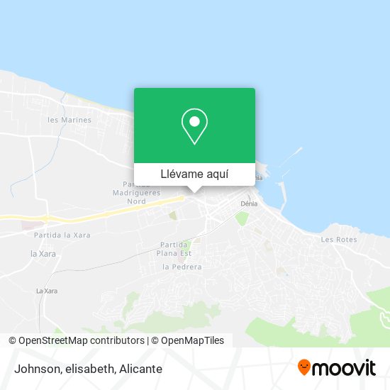 Mapa Johnson, elisabeth