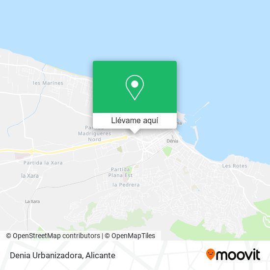 Mapa Denia Urbanizadora