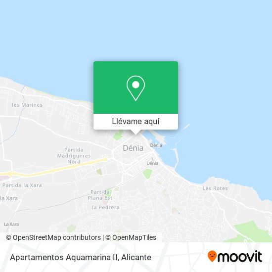 Mapa Apartamentos Aquamarina II