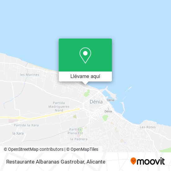 Mapa Restaurante Albaranas Gastrobar