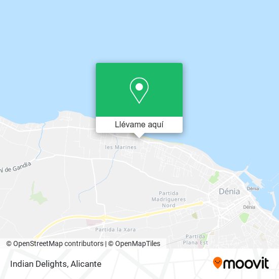Mapa Indian Delights