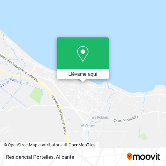 Mapa Residencial Portelles