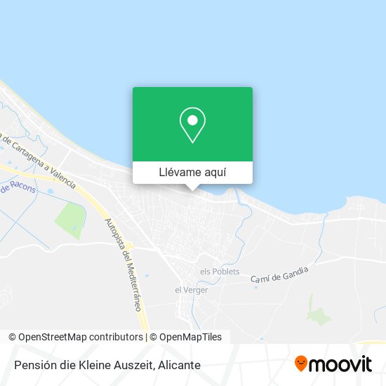 Mapa Pensión die Kleine Auszeit