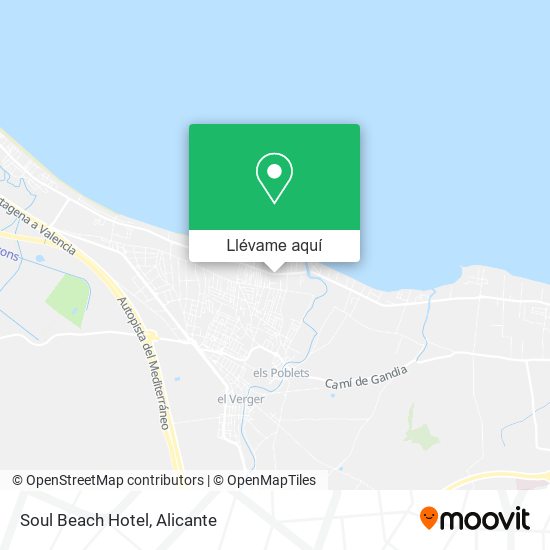 Mapa Soul Beach Hotel