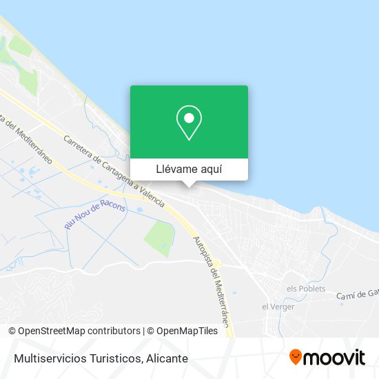 Mapa Multiservicios Turisticos