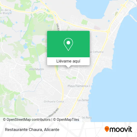 Mapa Restaurante Chaura