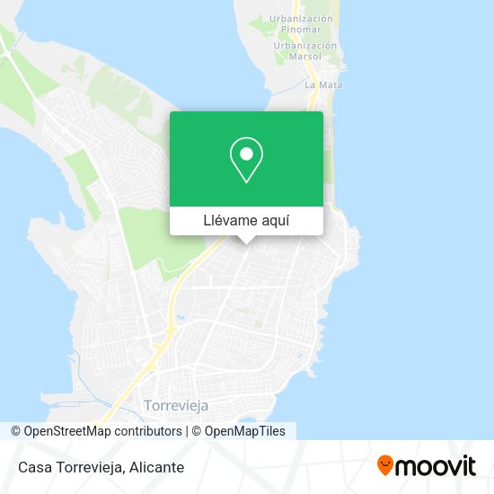 Mapa Casa Torrevieja