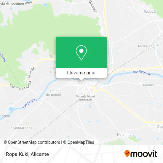 Mapa Ropa Kuki