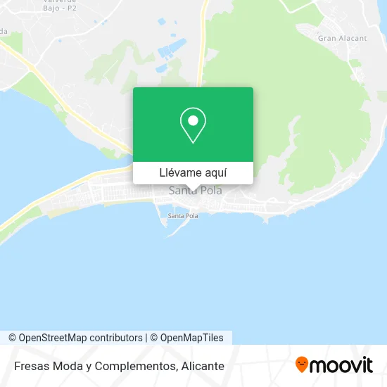 Mapa Fresas Moda y Complementos