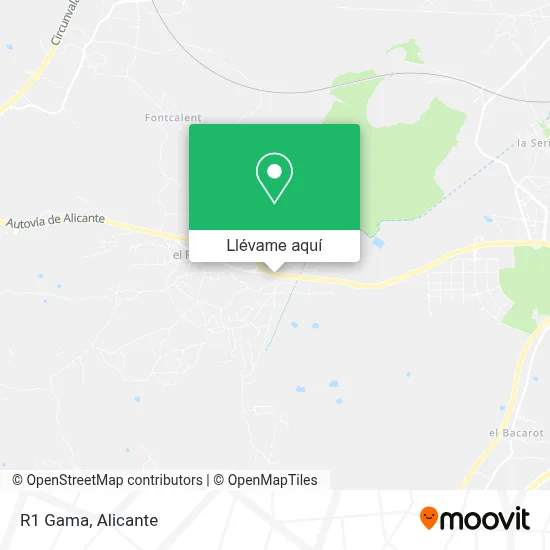 Mapa R1 Gama