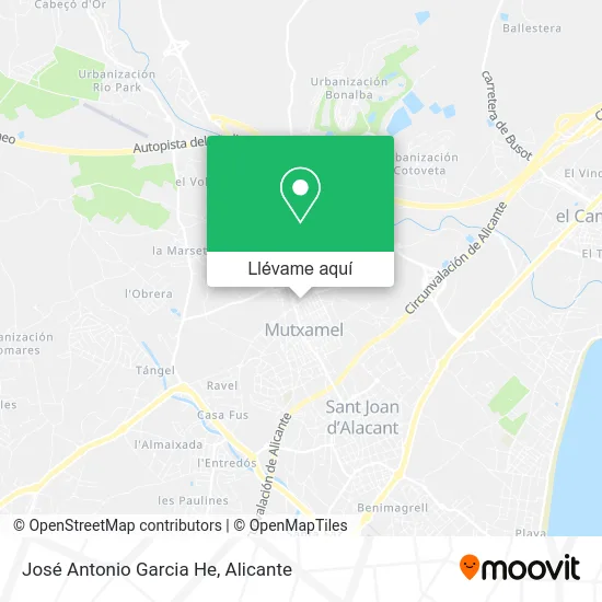 Mapa José Antonio Garcia He