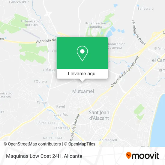 Mapa Maquinas Low Cost 24H