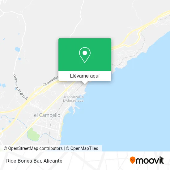 Mapa Rice Bones Bar