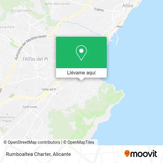Mapa Rumboaltea Charter