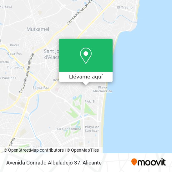 Mapa Avenida Conrado Albaladejo 37