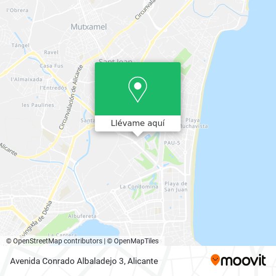 Mapa Avenida Conrado Albaladejo 3