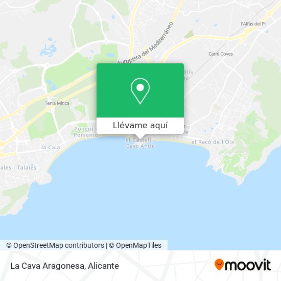 Mapa La Cava Aragonesa