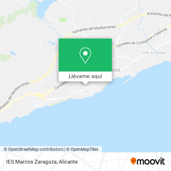 Mapa IES Marcos Zaragoza