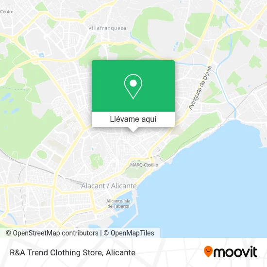 Mapa R&A Trend Clothing Store
