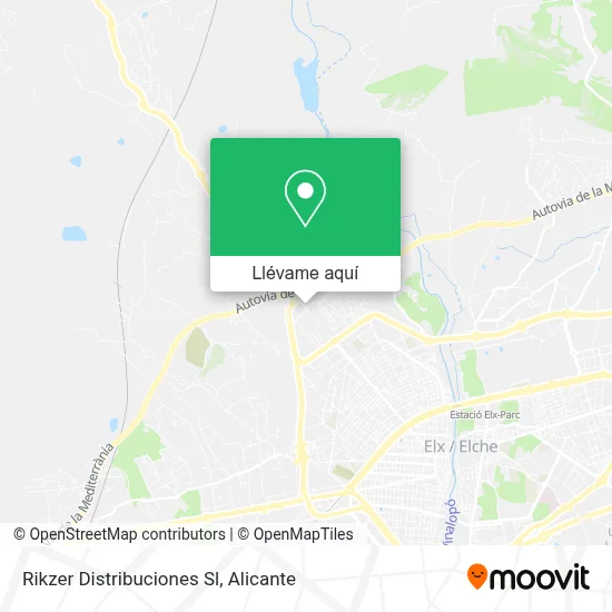 Mapa Rikzer Distribuciones Sl