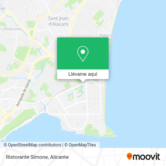 Mapa Ristorante Simone