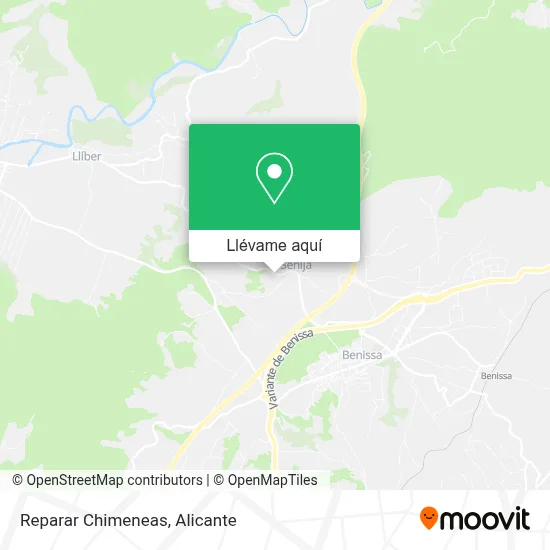 Mapa Reparar Chimeneas