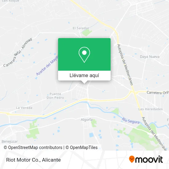 Mapa Riot Motor Co.