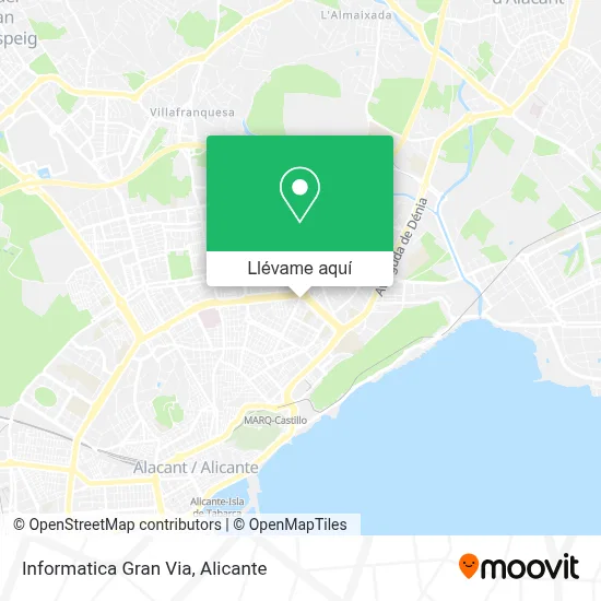 Mapa Informatica Gran Via