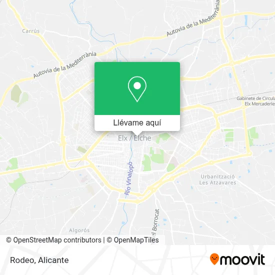 Mapa Rodeo