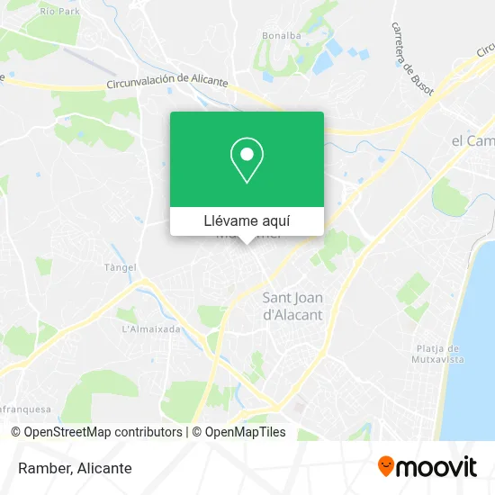 Mapa Ramber