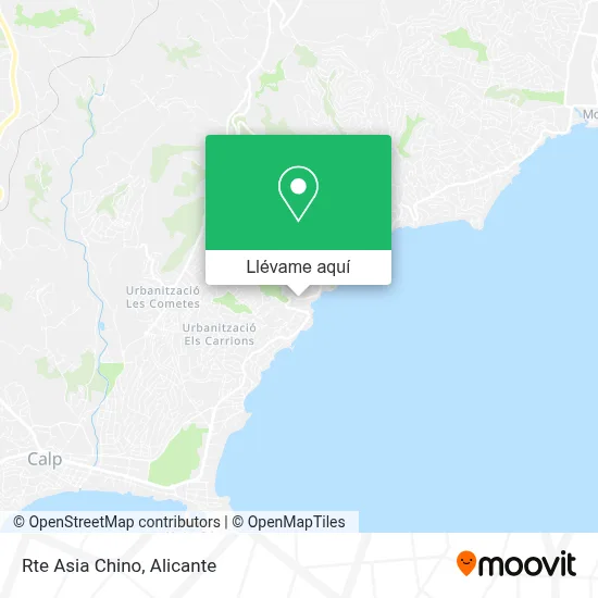 Mapa Rte Asia Chino