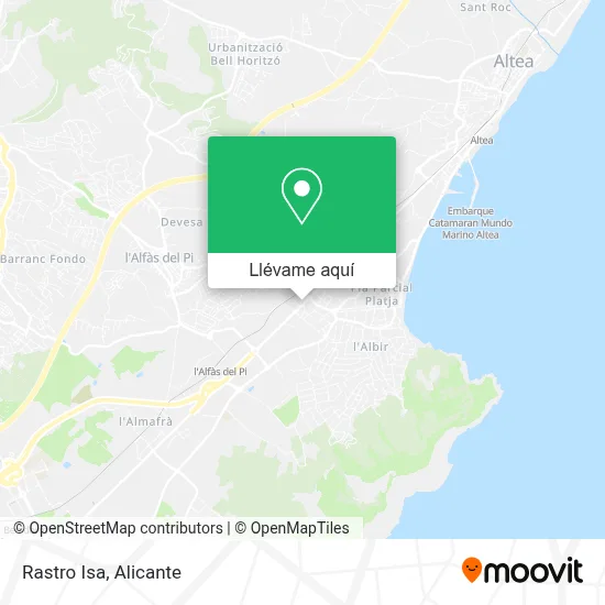 Mapa Rastro Isa