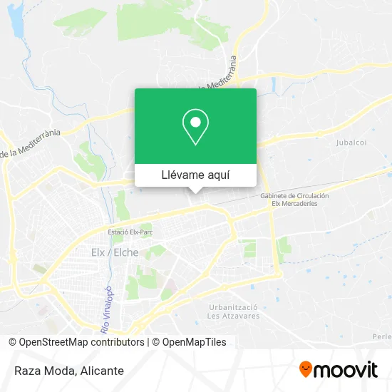 Mapa Raza Moda