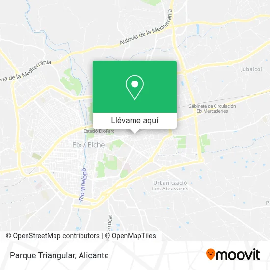Mapa Parque Triangular