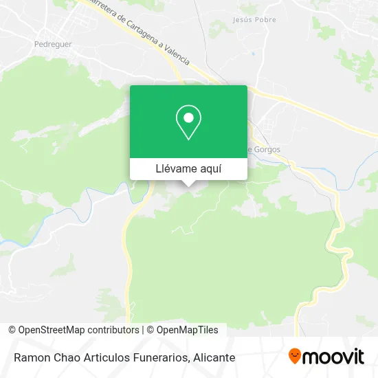 Mapa Ramon Chao Articulos Funerarios