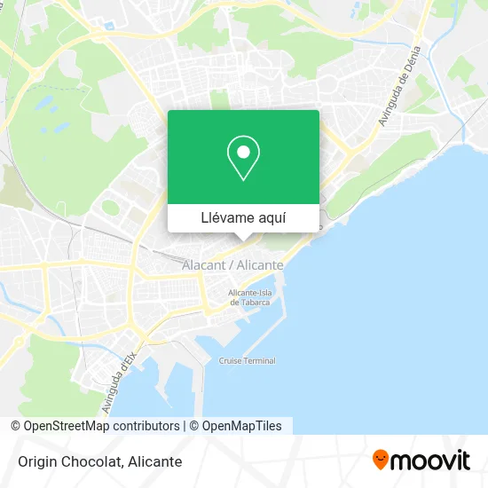 Mapa Origin Chocolat