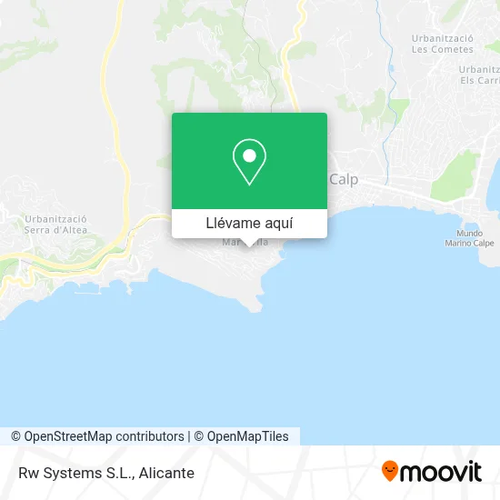 Mapa Rw Systems S.L.
