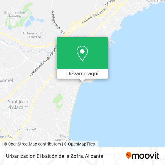 Mapa Urbanizacion El balcón de la Zofra