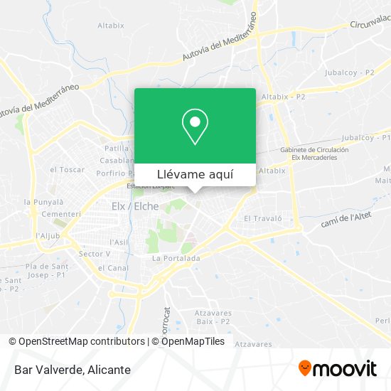 Mapa Bar Valverde